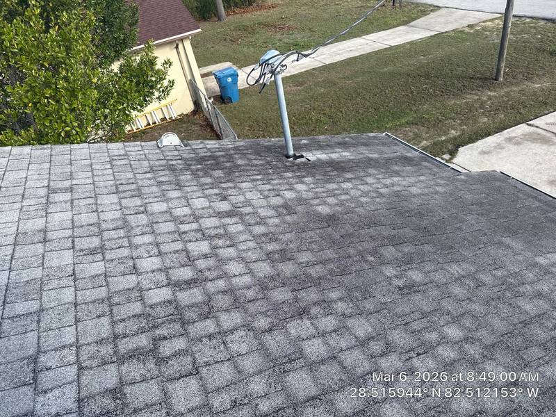 residential shingle roof replacement by Hloska Roofing in Spring Hill