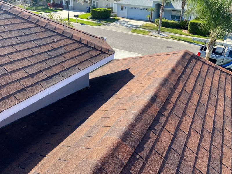 completed roofing project in Odessa FL