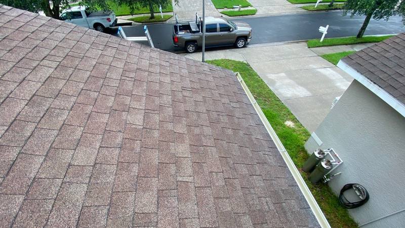 completed roofing project in Tampa FL