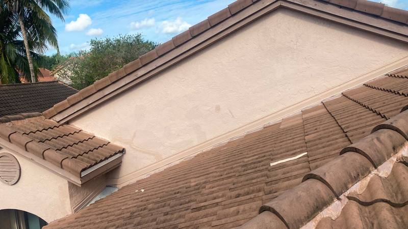 completed roofing project in Plantation FL