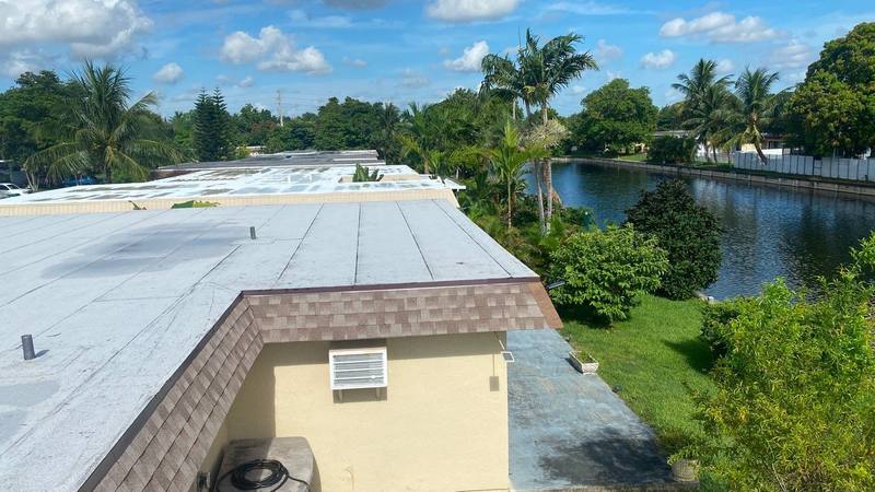 roofing project near NW 63rd Ct in Tamarac