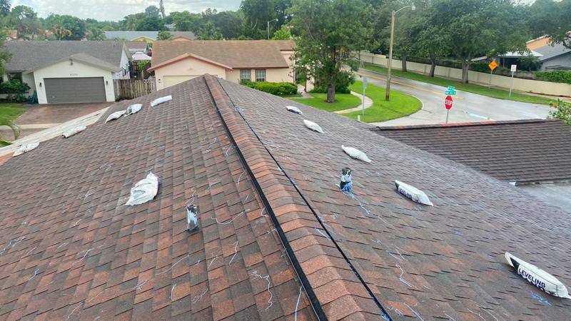 completed roofing project in Sunrise FL