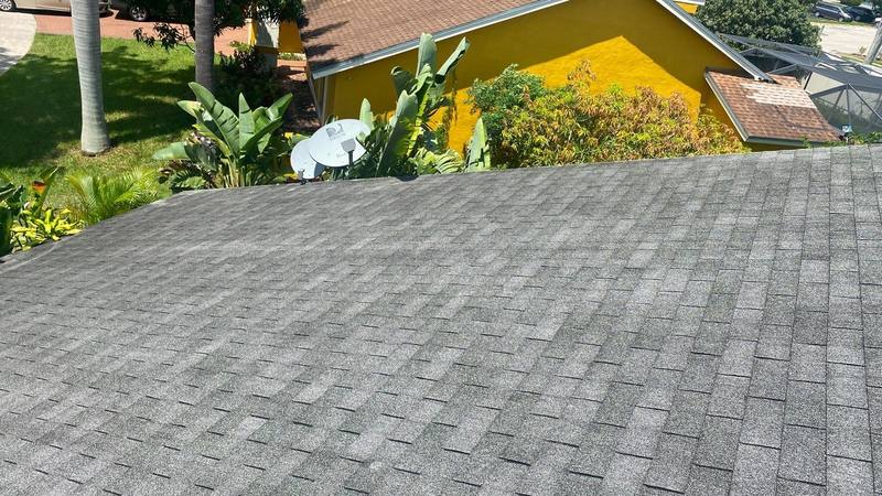 completed roofing project in Lauderhill FL