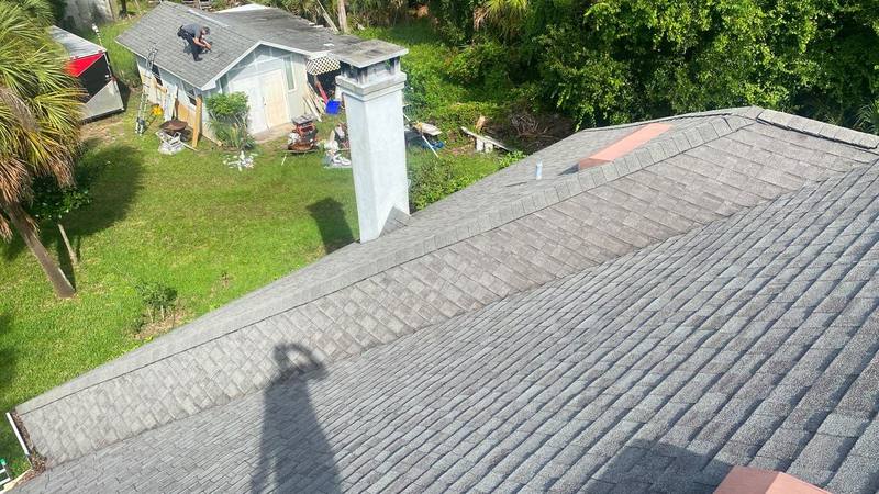 completed roofing project in Flagler Beach FL