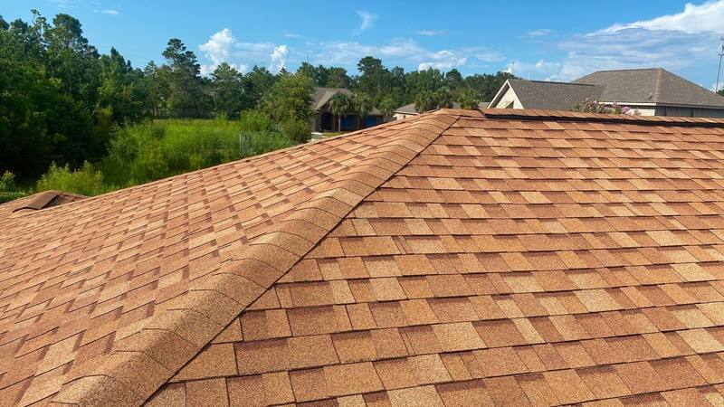 roofing project near Palm St in Gulf Breeze