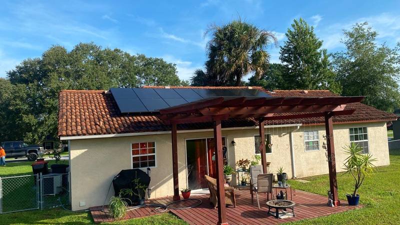 residential roof replacement by Hloska Roofing in Ocala
