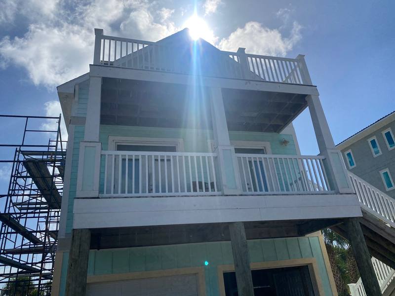 completed roofing project in Pensacola Beach FL