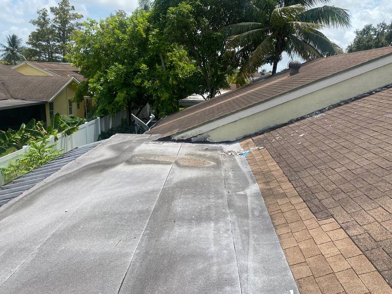 roofing project near NW 49th Streer in Lauderhill