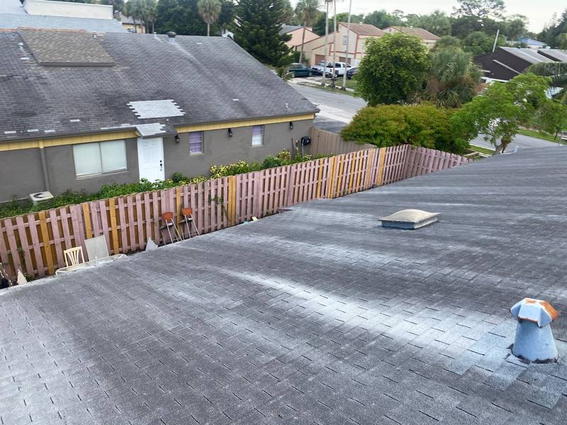 completed roofing project in Delray Beach FL