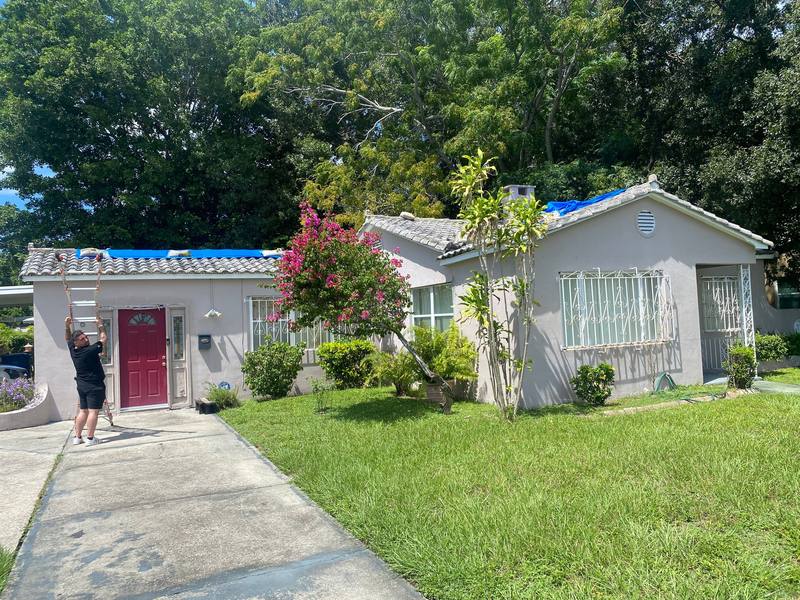 completed roofing project in St. Petersburg FL