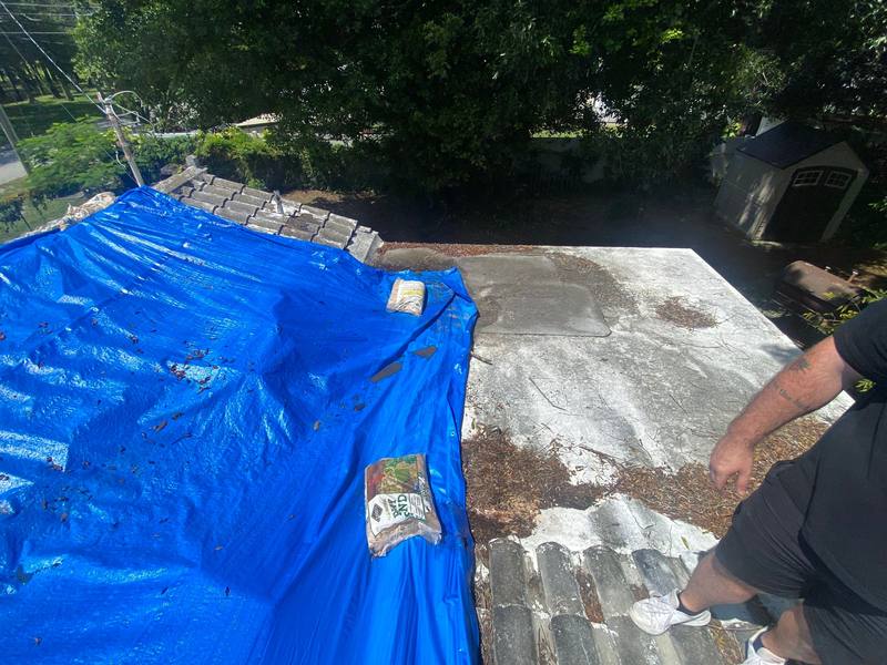 completed roofing project in St. Petersburg FL