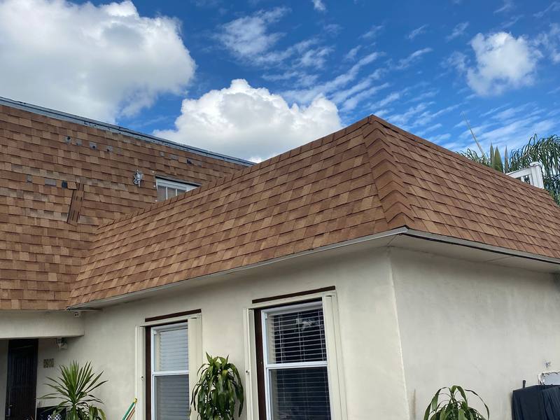 completed roofing project in Lake Worth FL