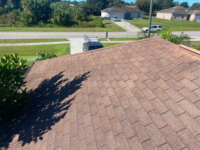 completed roofing project in North Port FL