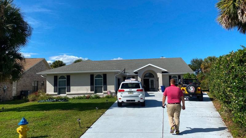 completed roofing project in New Smyrna Beach FL