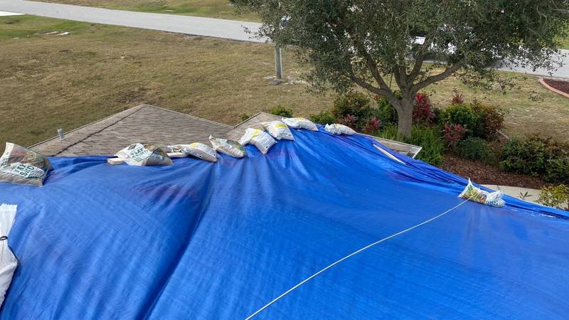 residential roof replacement by Hloska Roofing in Punta Gorda