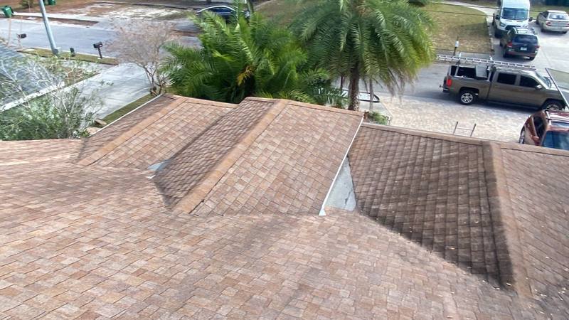 completed roofing project in Safety Harbor FL