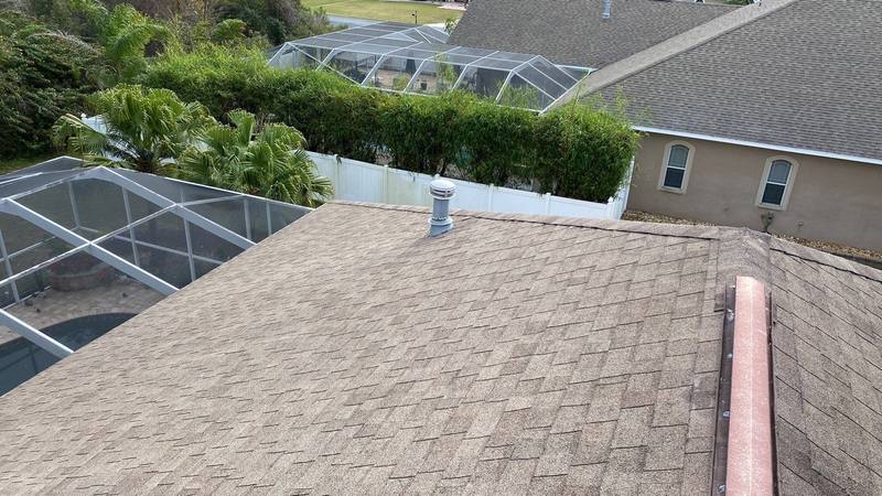 completed roofing project in New Port Richey FL