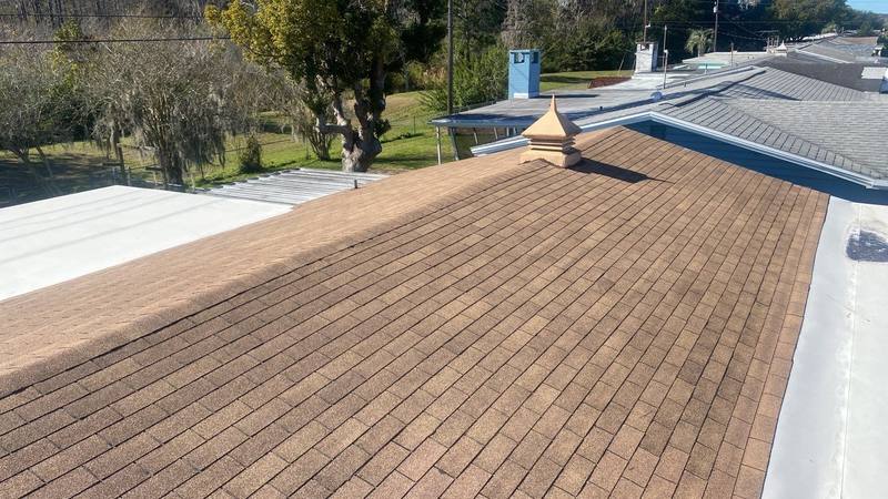 completed roofing project in Holiday FL