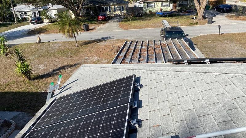 completed roofing project in St. Petersburg FL