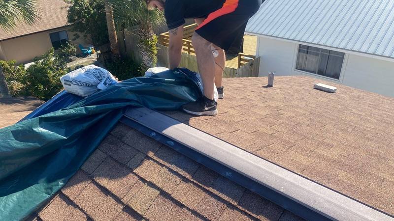 roofing project near S Peninsula Dr in Port Orange