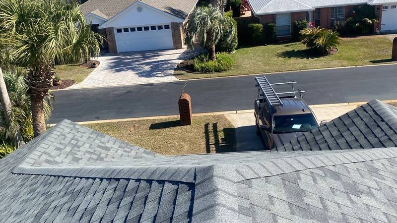 residential roof replacement by Hloska Roofing in Destin