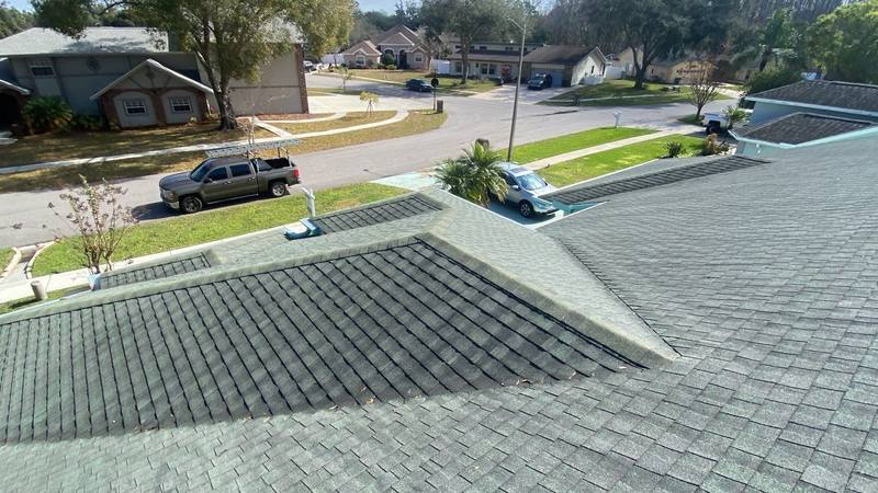 completed roofing project in Tarpon Springs FL