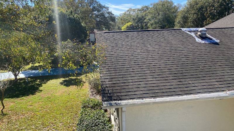 completed roofing project in Tampa FL