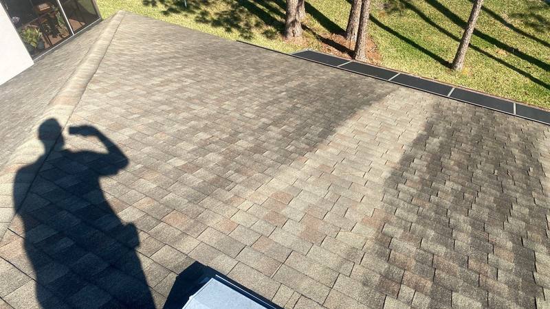 completed roofing project in San Antonio FL
