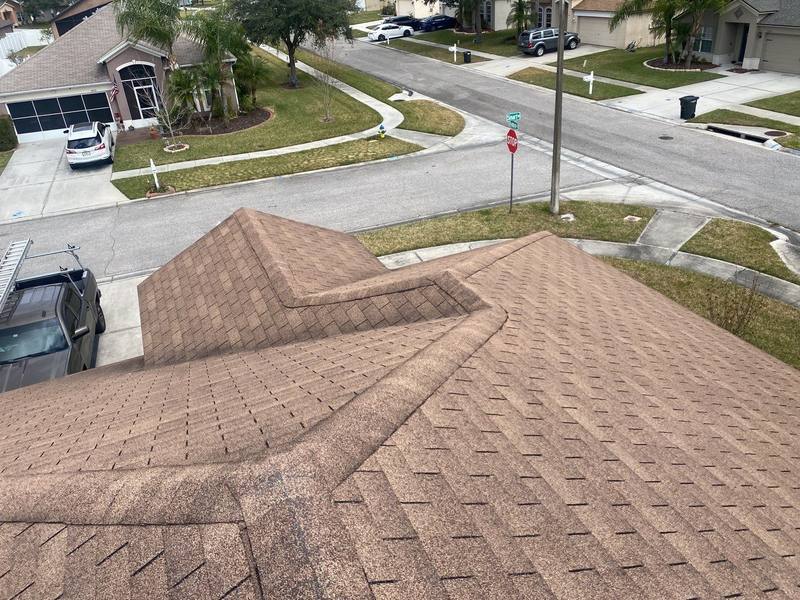residential roof replacement by Hloska Roofing in Zephyrhills