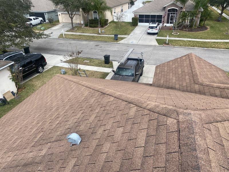 completed roofing project in Zephyrhills FL