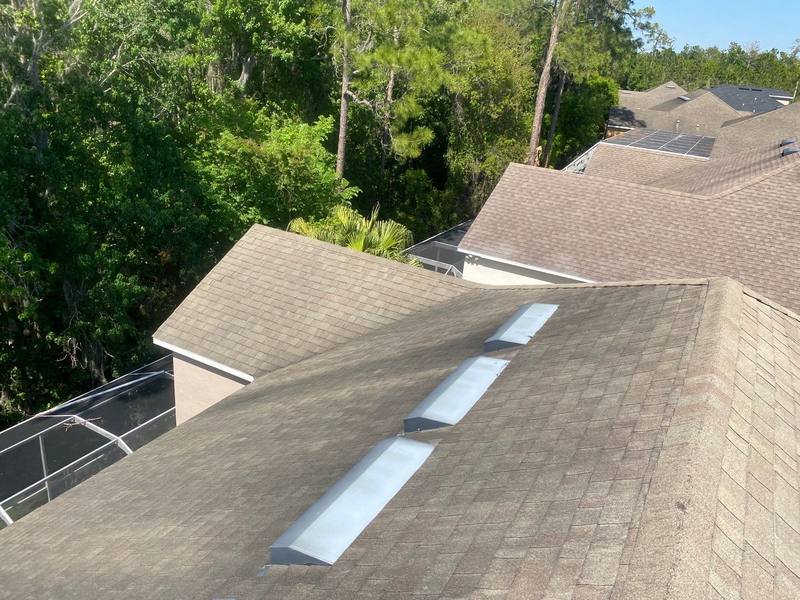 completed roofing project in Wesley Chapel FL