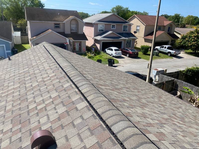 roofing project near Clovercrest Rd in Orlando