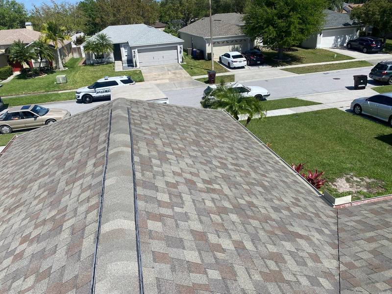 completed roofing project in St Cloud FL