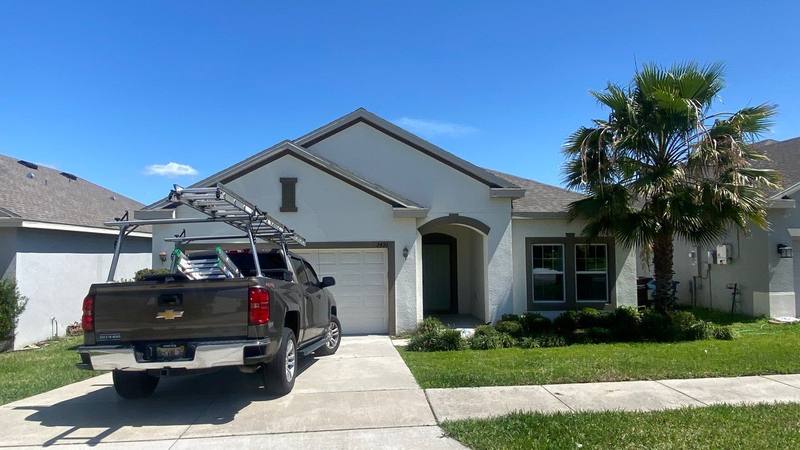 completed roofing project in Haines City FL