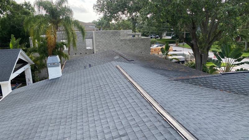 residential roof replacement by Hloska Roofing in Tampa
