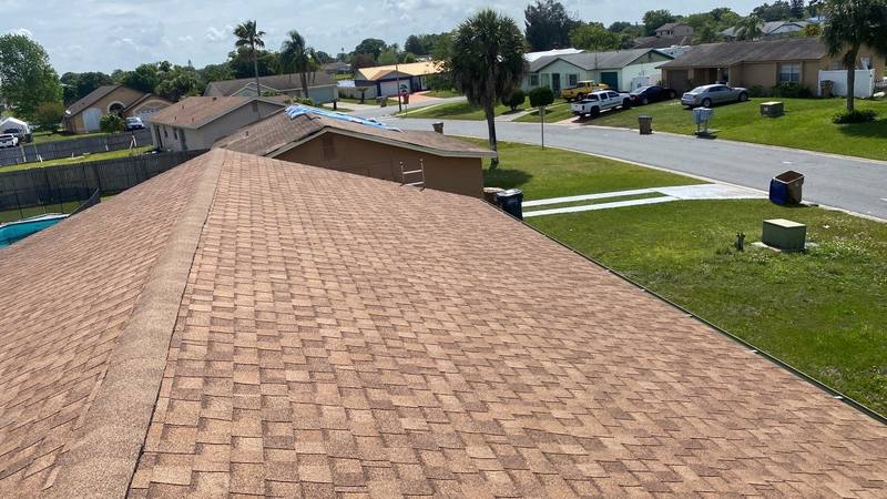 residential roof replacement by Hloska Roofing in Kissimmee