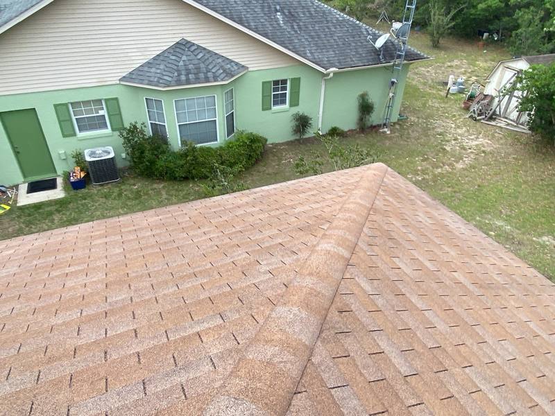 residential roof replacement by Hloska Roofing in Ocala