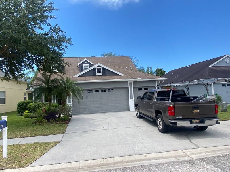 completed roofing project in Land O' Lakes FL