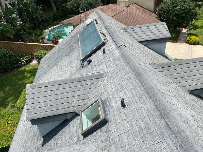 completed roofing project in Maitland FL