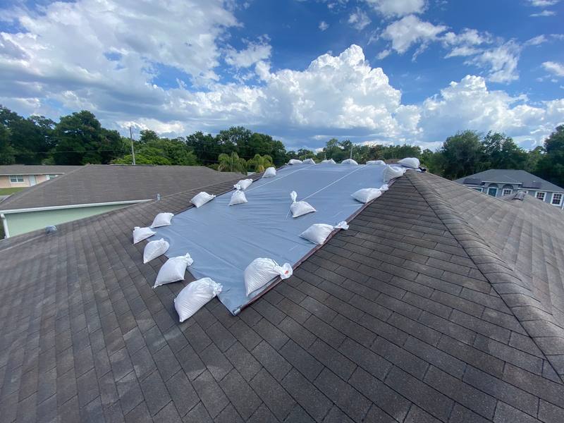 completed roofing project in Deland FL