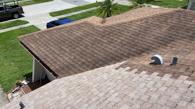 residential roof replacement by Hloska Roofing in Tampa