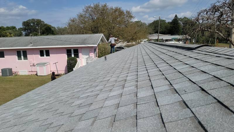 residential roof replacement by Hloska Roofing in Palm Harbor