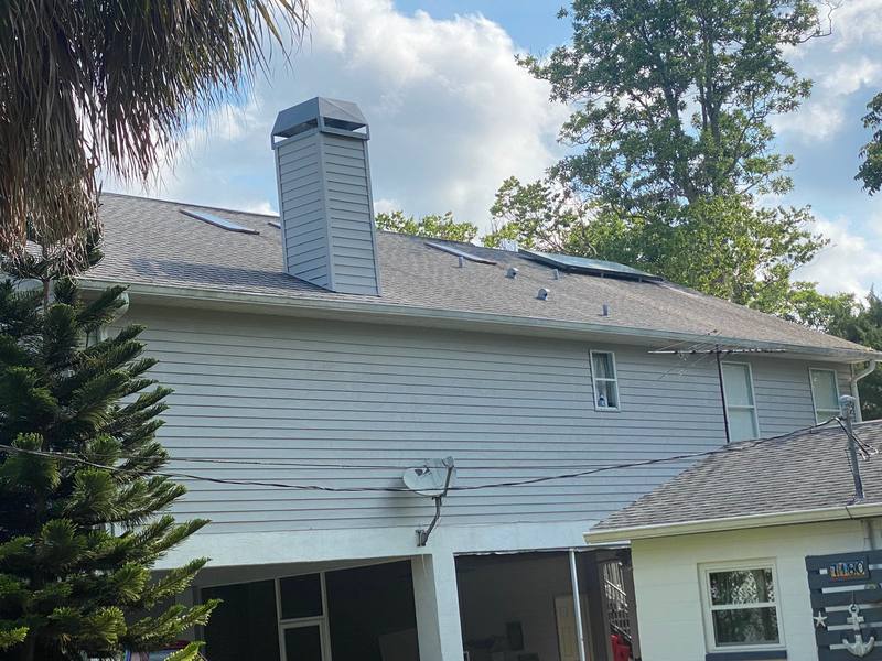 completed roofing project in Spring Hill FL