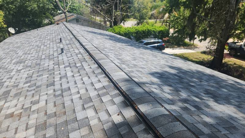 completed roofing project in New Port Richey FL