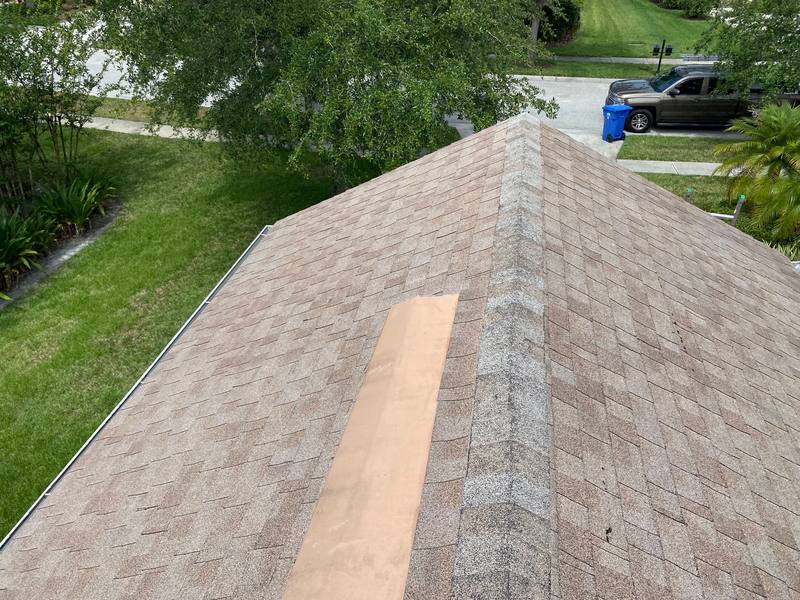 roofing project near Walnut Grove Ln in Tampa