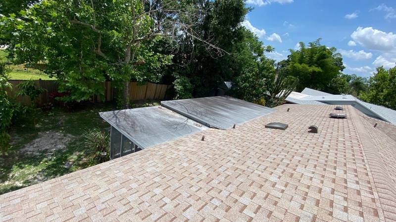 completed roofing project in Orlando FL