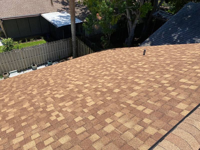 completed roofing project in Dunedin FL