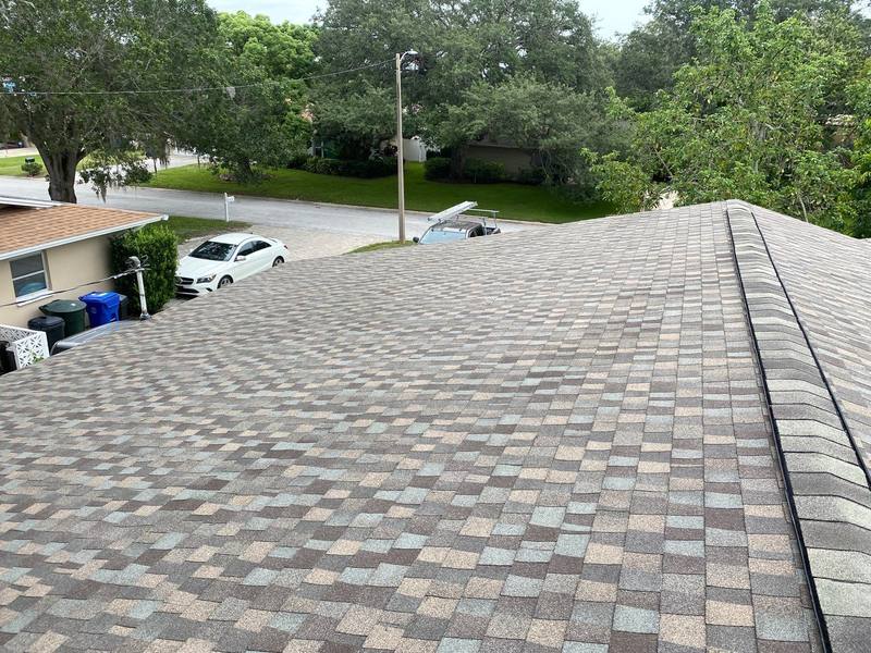 completed roofing project in Dunedin FL
