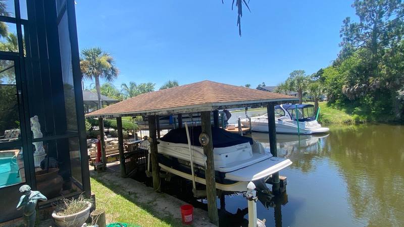 residential roof replacement by Hloska Roofing in Palm Coast