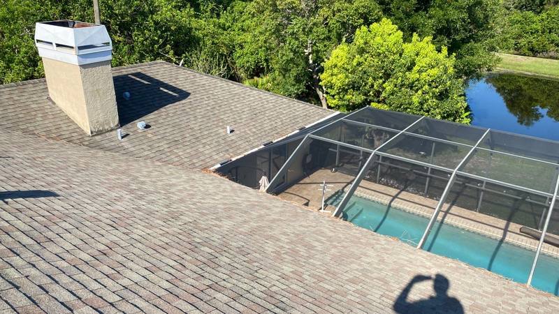 residential roof replacement by Hloska Roofing in Holiday